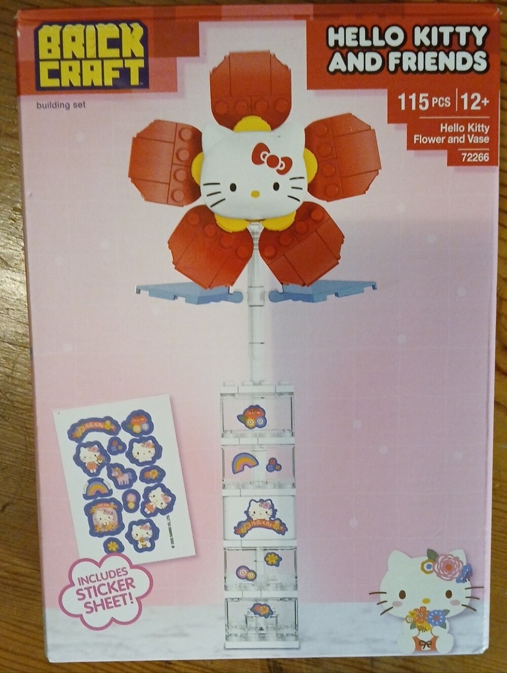 Hello Kitty Red Flower Building Set